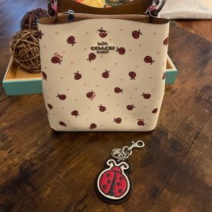 Coach Ladybug Bucket Purse Set